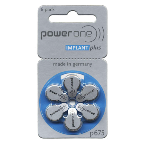 Power One Implant Plus Hearing Aid Battery Size 675 - P675 Best Price at FatCherry-1