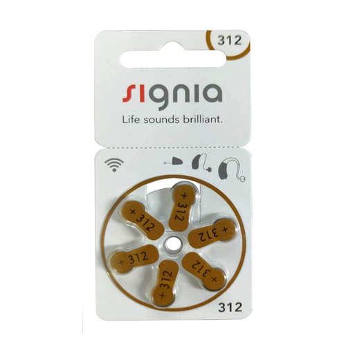 Signia Size 312 - S312- Hearing Aid Battery - Best Price at FatCherry