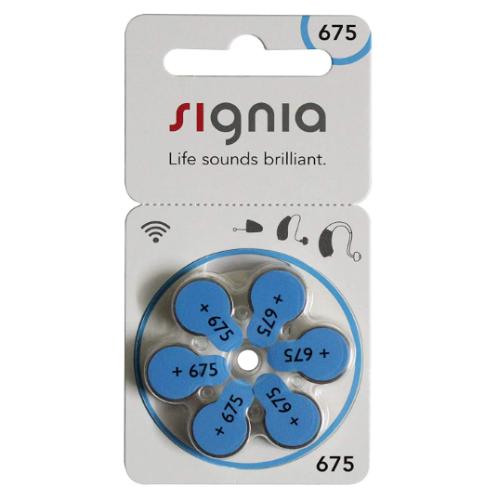 Signia Size 675 - S675 Hearing Aid Battery Best Price at FatCherry-1