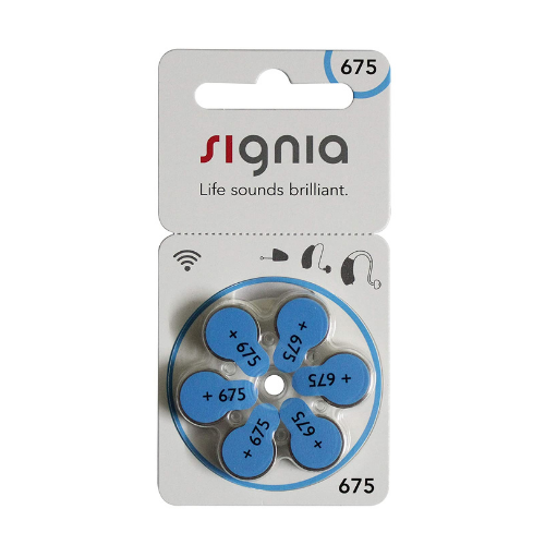 Signia Size 675 - S675 Hearing Aid Battery Best Price at FatCherry