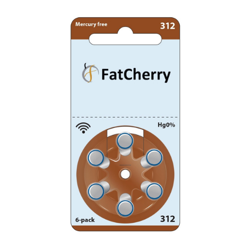 FatCherry Size-312 -F312 Hearing Aid Battery Best Price at FatCherry